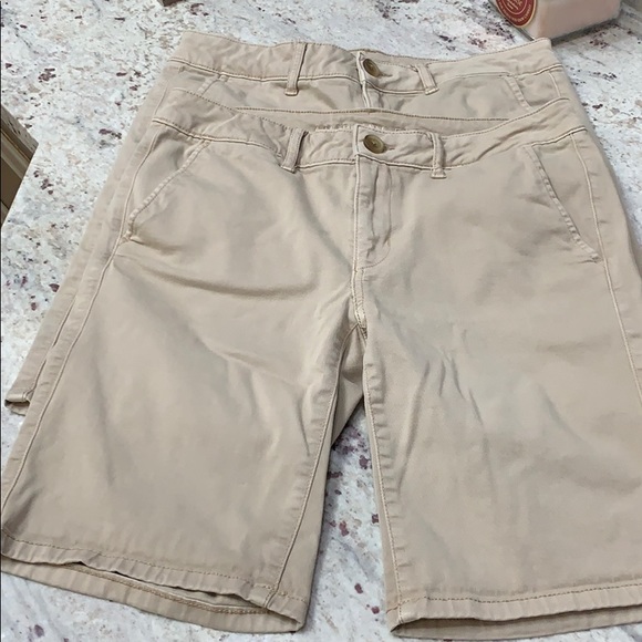 American Eagle Outfitters Pants - american eagle khaki school shorts